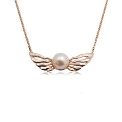 Zlatý náhrdelník s perlou 