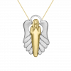 Zlatý přívěsek anděl