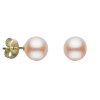 Zlaté náušnice s perlami